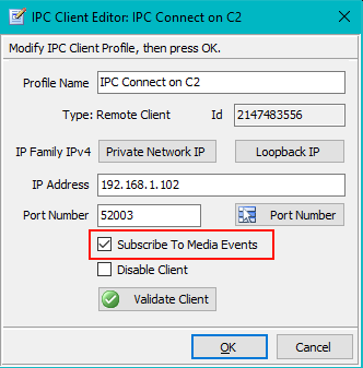 Figure 6. IPC_Connect Remote Client 
