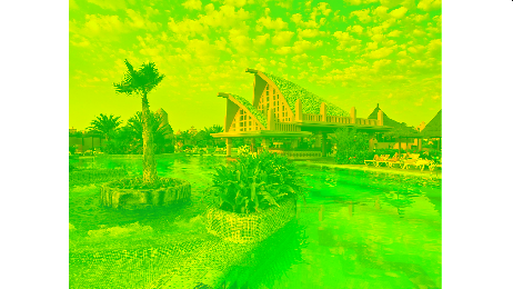 Figure 4.  Sample Filter - Color Tone, using Yellow and Green